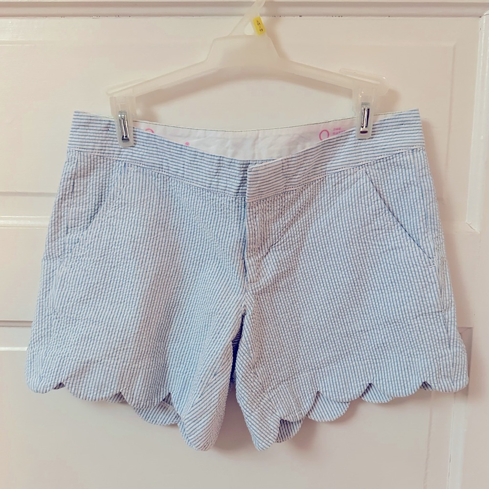 Lilly Pulitzer Blue Striped Buttercup shorts Size 0
